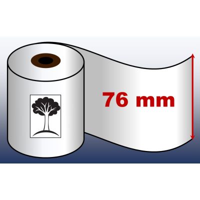 Bonrollen holzfrei 76 mm Breite